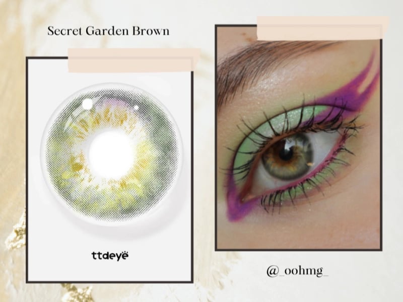 Secret Garden Brown Color Contact Lenses