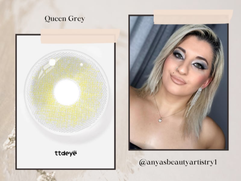 TTDeye Queen Grey Color Contacts