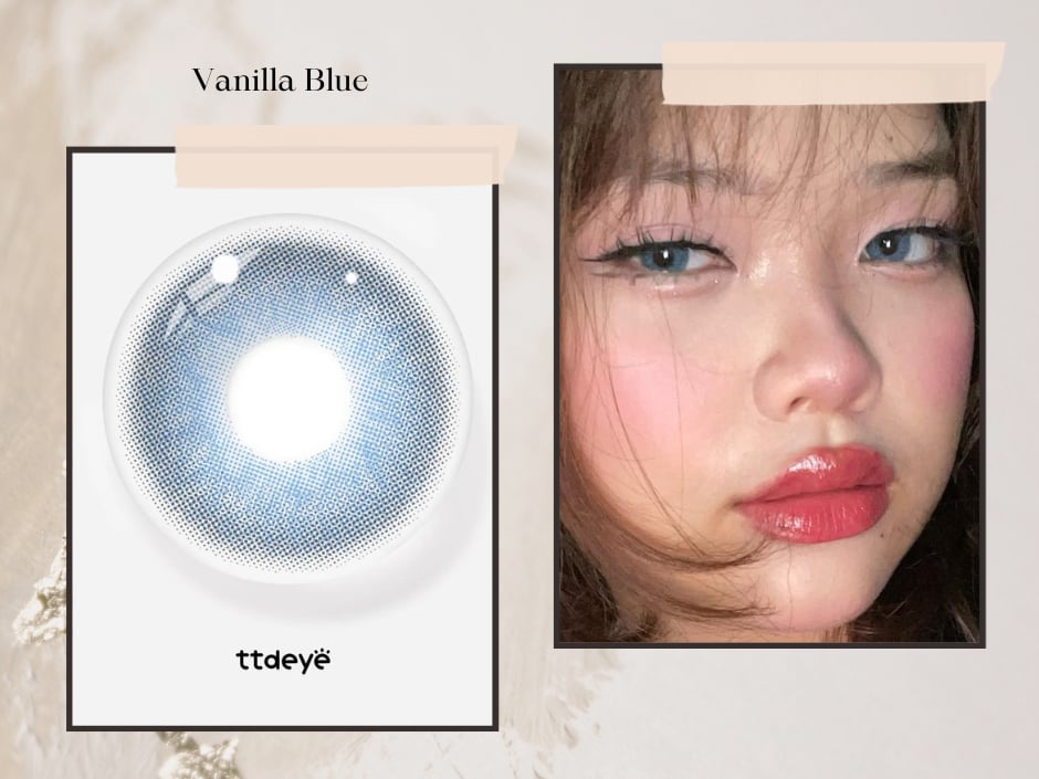 TTDeye Vanilla Blue Contacts