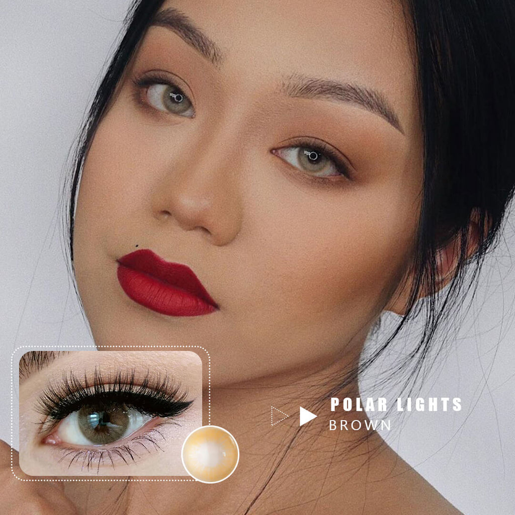 TTDeye Polar Lights Brown Contact Lenses